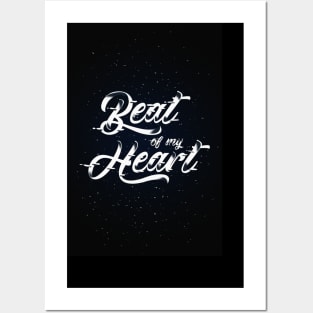 Beat Of My Heart | Typography & Lettering Posters and Art